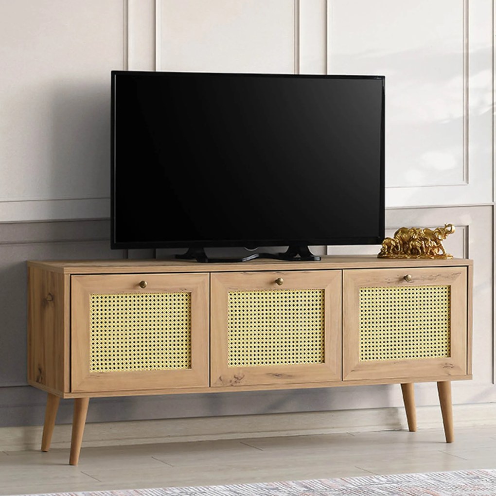 Móvel TV Likya – Carvalho – 140 cm x 60 cm x 40 cm