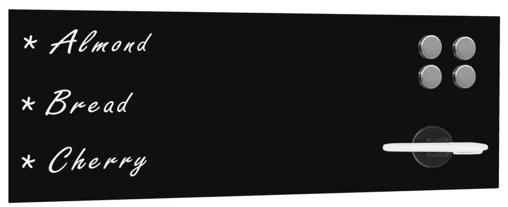 vidaXL Quadro magnético em vidro para parede 60x20 cm