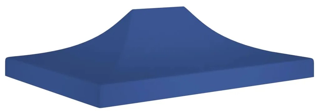 Teto para tenda de festas 4x3 m 270 g/m² azul