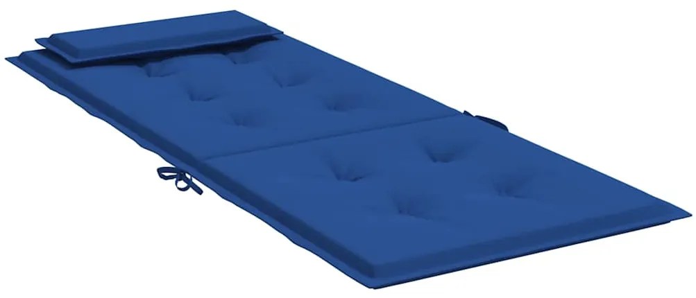 Almofadões cadeira encosto alto 4 pcs tecido oxford azul real