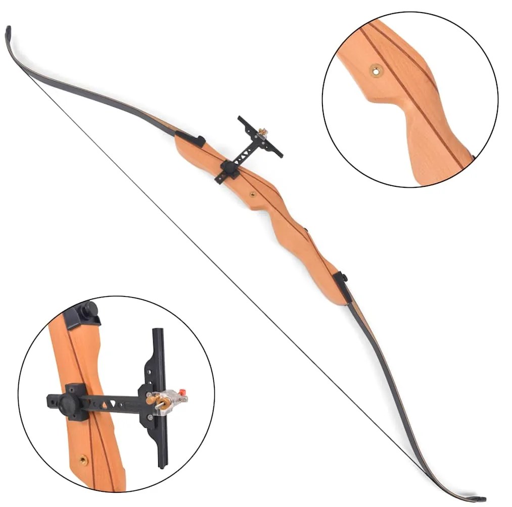 Arco recurvo para adulto 173 cm 13,60 Kg