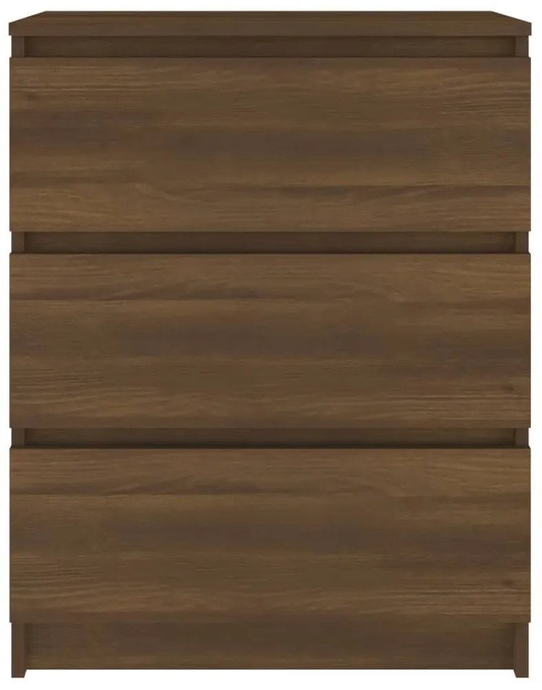 Aparador 60x35x76 cm derivados de madeira carvalho castanho