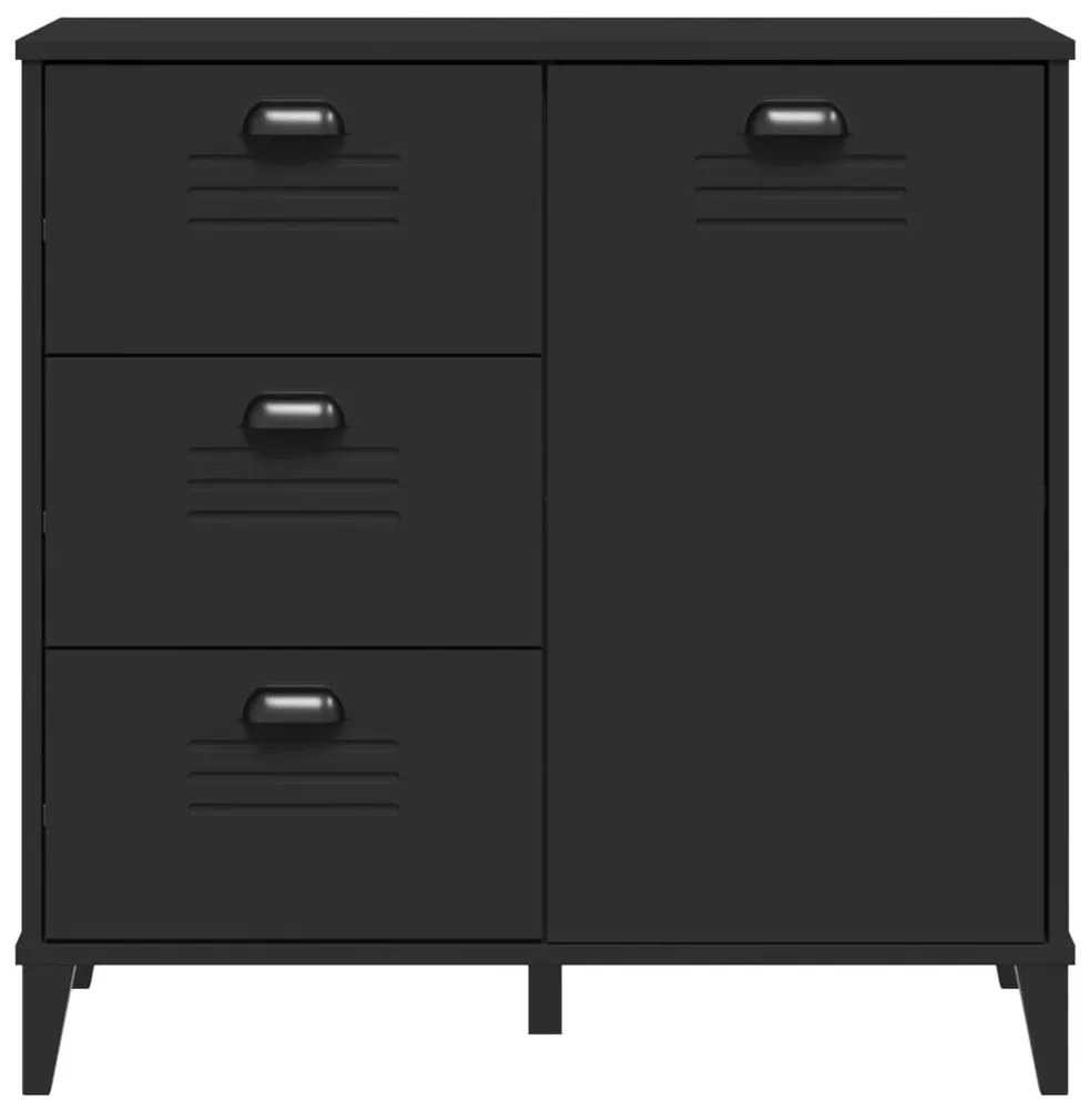 Aparador VIKEN 80x40x80 cm derivados de madeira preto