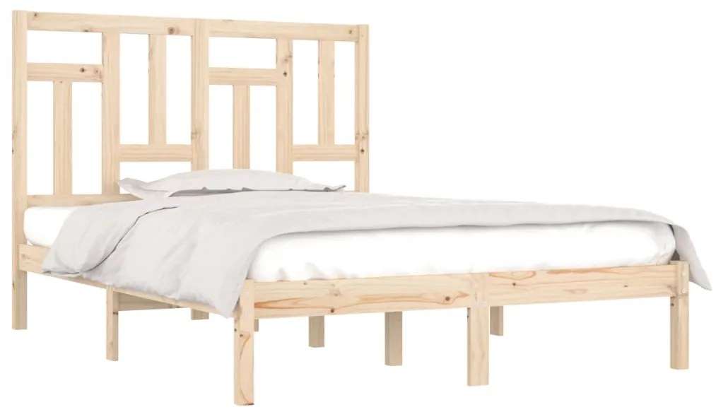 Cama sem colchão 120x200 cm madeira de pinho maciça