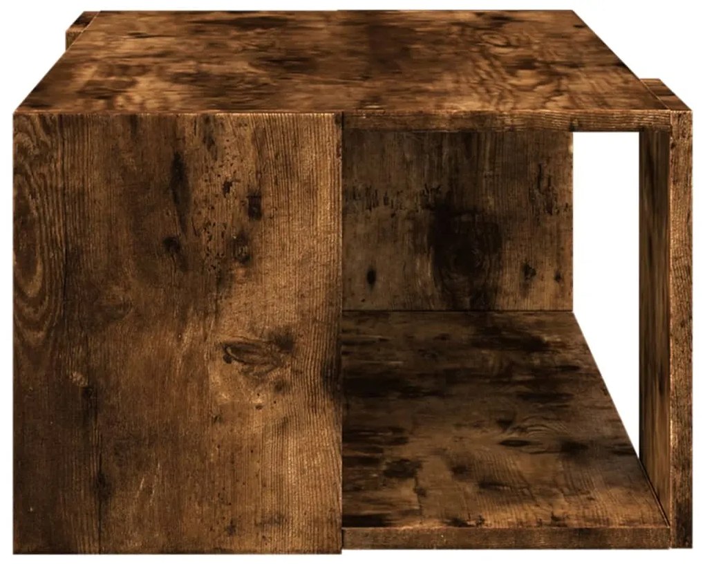 Mesa de centro 89,5x48x30 cm derivados madeira carvalho fumado