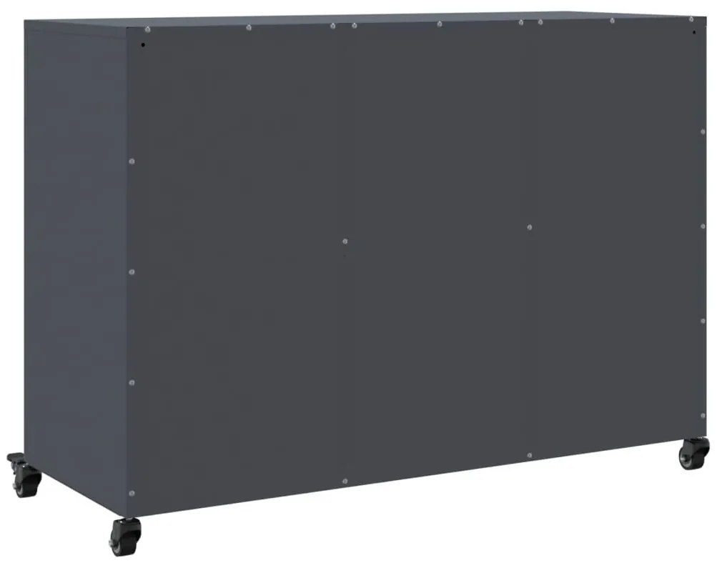 Aparador 100,5x39x72 cm aço antracite