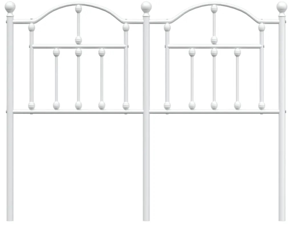 Cabeceira de cama 120 cm metal branco