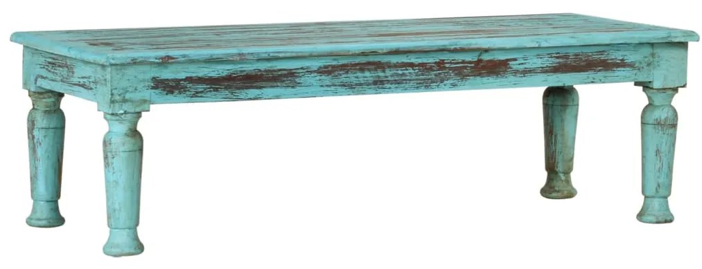 Mesa de centro 110x50x34 cm madeira recuperada maciça