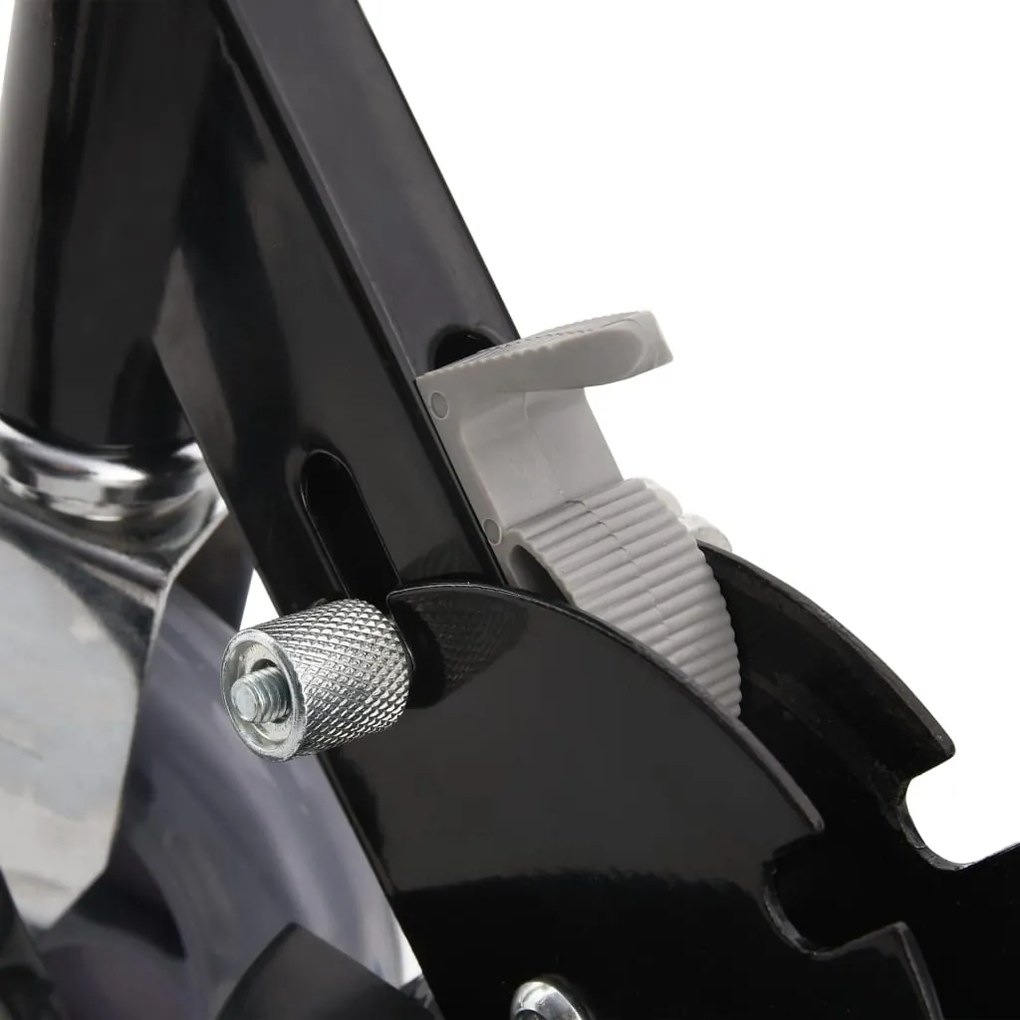 Trotinete para criança com assento e LED 120 W preto