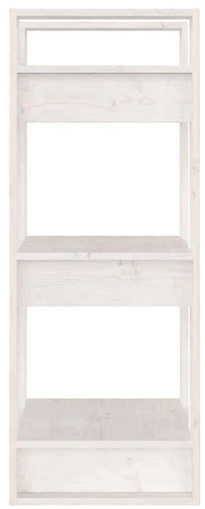 Estante/divisória 41x35x91 cm pinho maciço branco