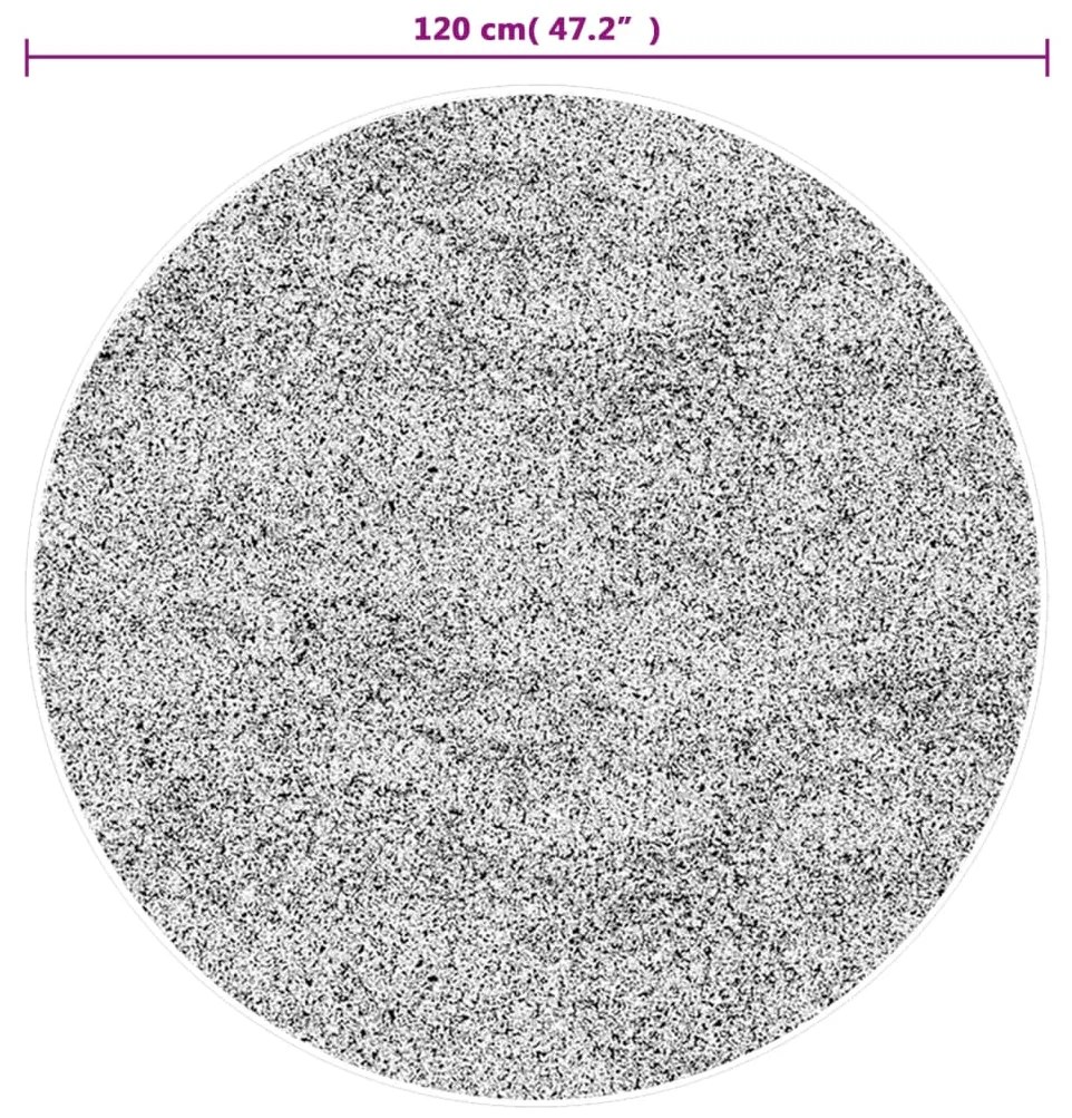 Tapete lavável antiderrapante Ø 120 cm multicor