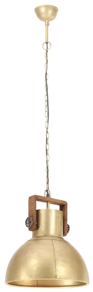 Candeeiro suspenso industrial redondo 25 W 40 cm E27 bronze