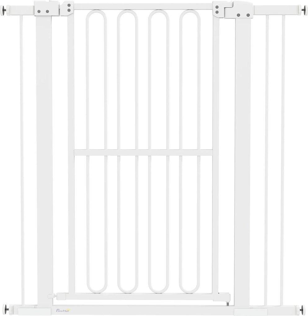 PawHut Portão de proteção para cães, 76-104 cm Grade sem perfuração, Grade para escadas | Aosom Portugal