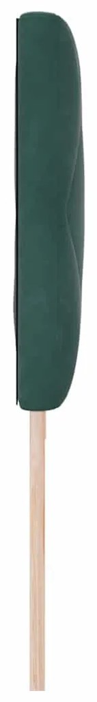 Cabeceira com design de blocos de diamante em verde escuro 200 cm de v