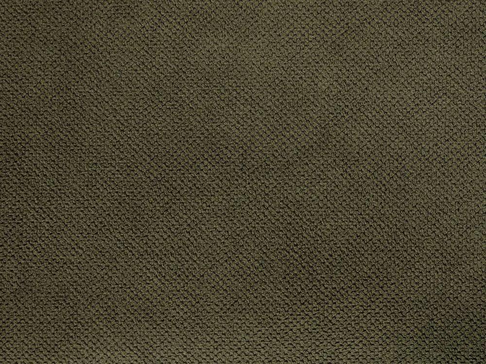 Chaise-longue à esquerda em tecido verde-oliva BIARRITZ Beliani