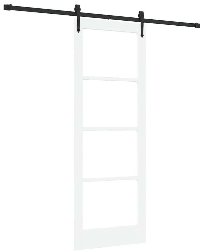 Porta deslizante vidaXL com conjunto de hardware 'ORKDAL'Branco 78x211