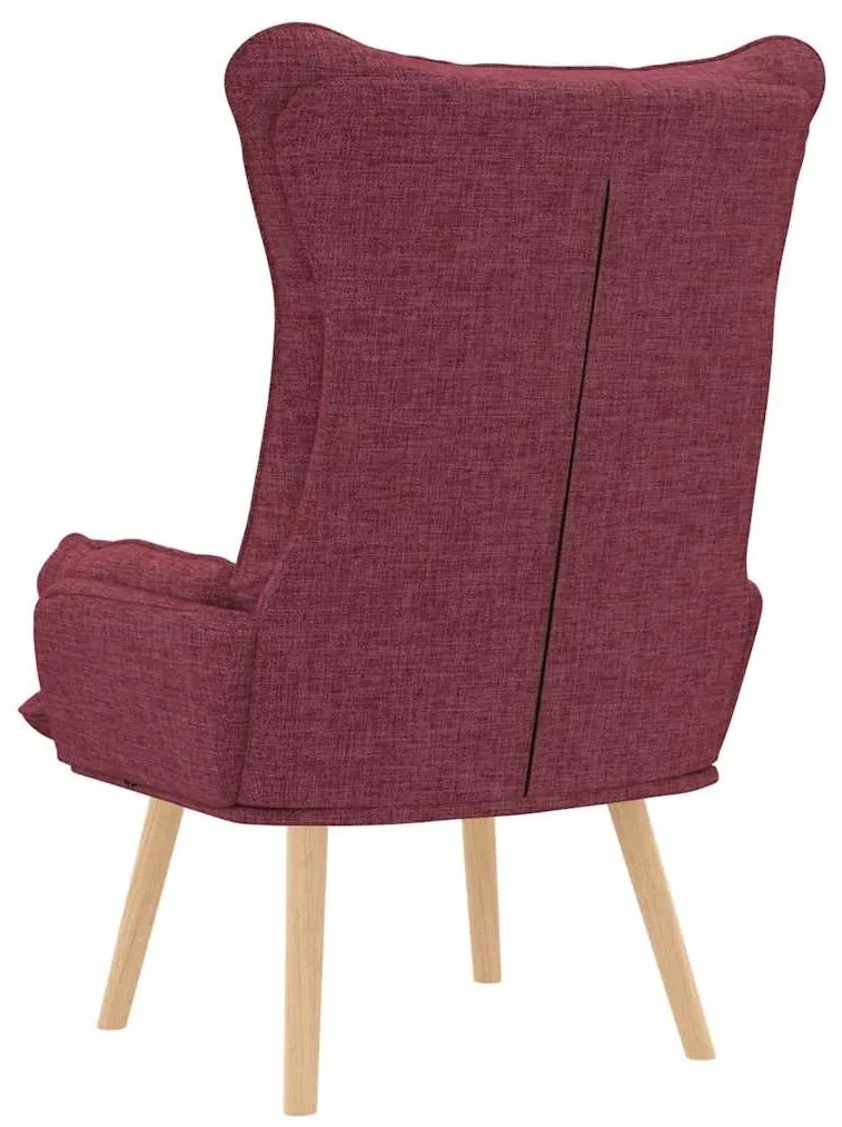 Poltrona Relaxante vidaXL Vermelha