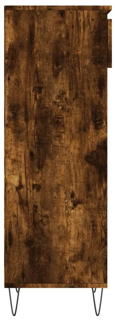 Sapateira 40x36x105 cm derivados de madeira carvalho fumado