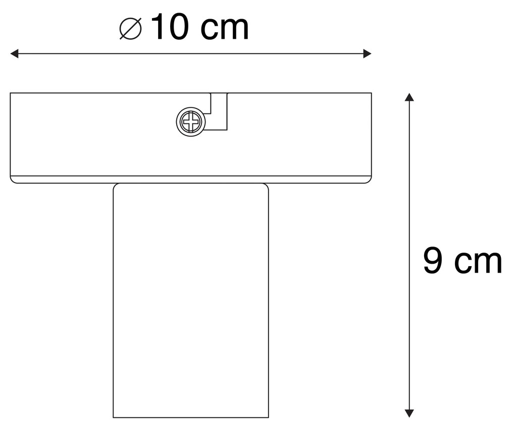 Candeeiro de teto moderno preto - Facile Moderno