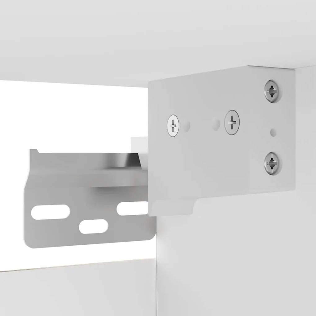 Armário de parede para TV 30,5x30x30 cm branco