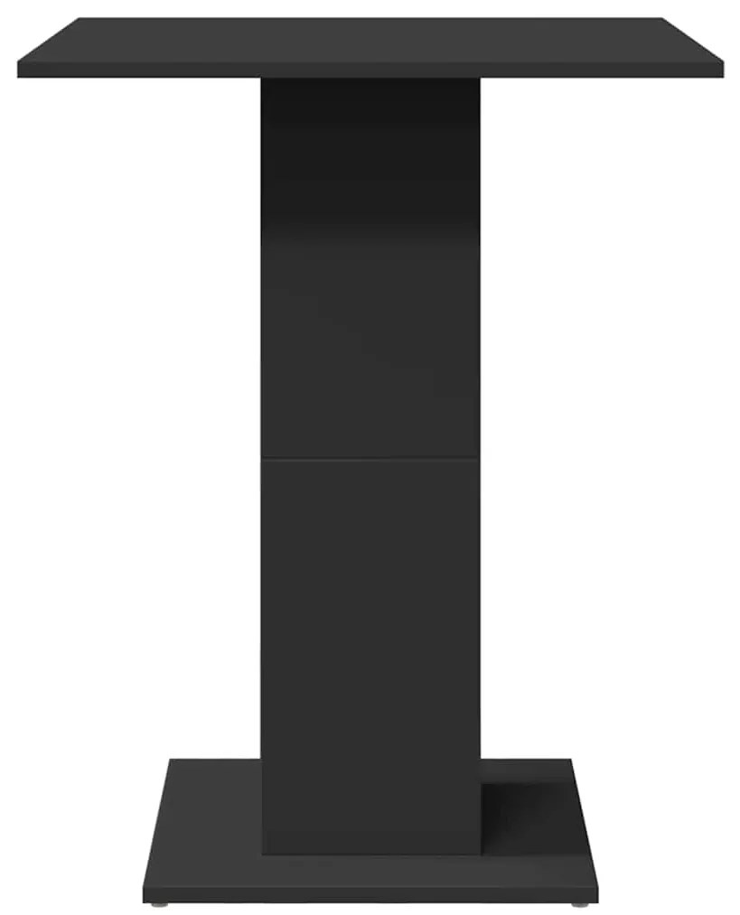 Mesa de bistrô 60x60x75cm derivados de madeira preto