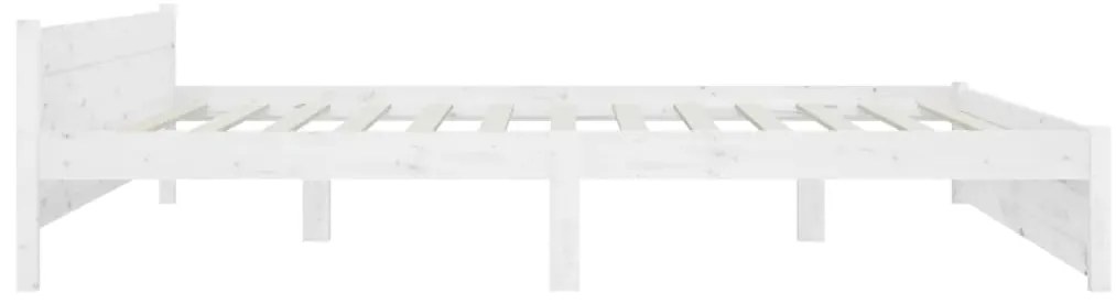 Estrutura de cama com gavetas 200x200 cm branco