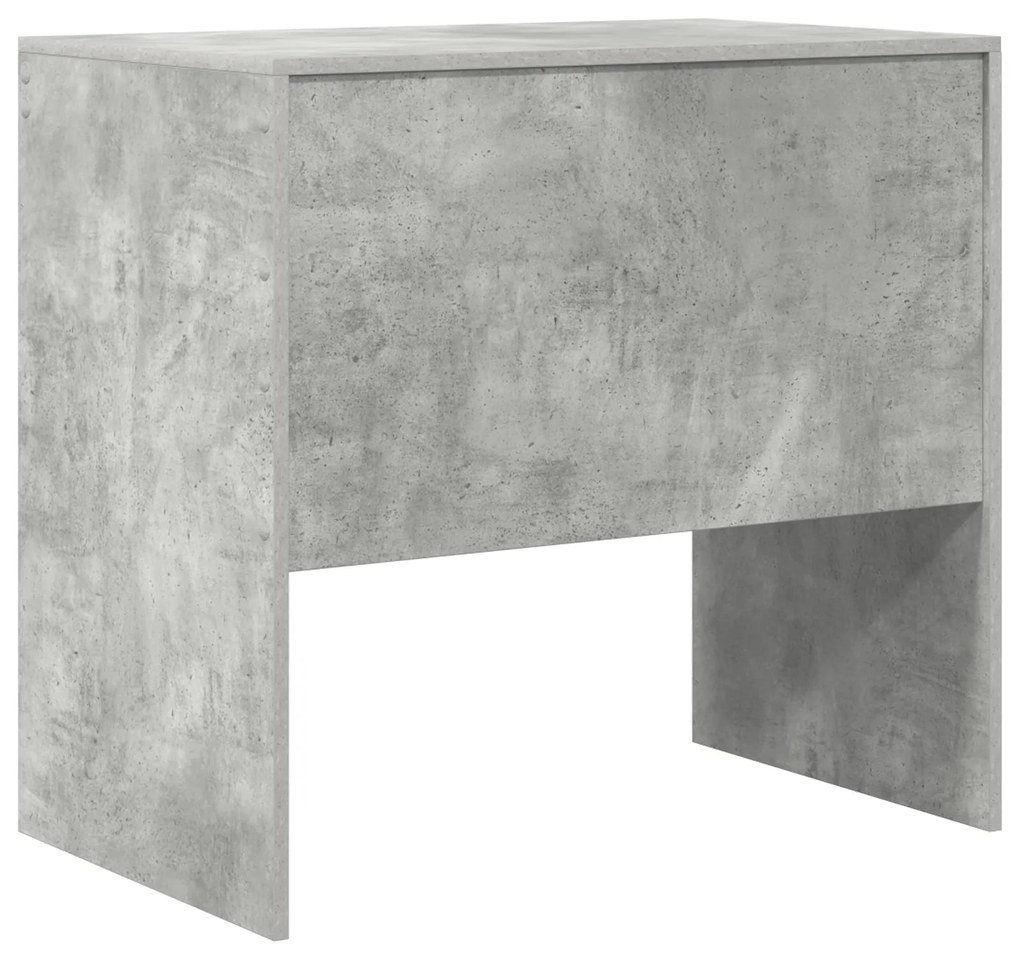Mesa Betão Cinza 80x50x76 cm Madeira engenheirada