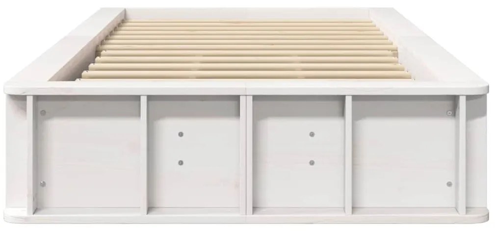 Estrutura da Cama Branco 90 x 200 cm Madeira composta