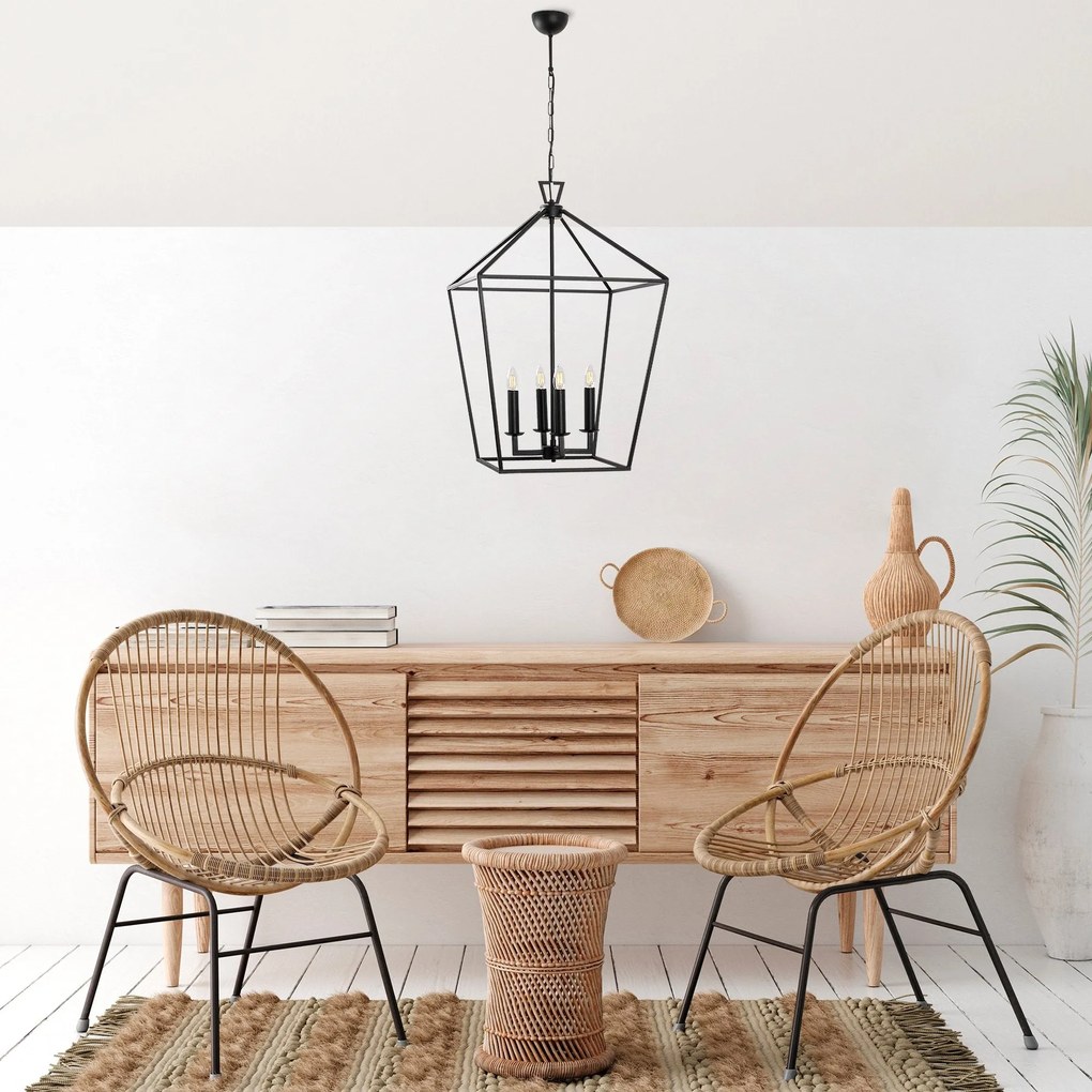 Candeeiro Till – Preto – 50 x 71 x 123 cm