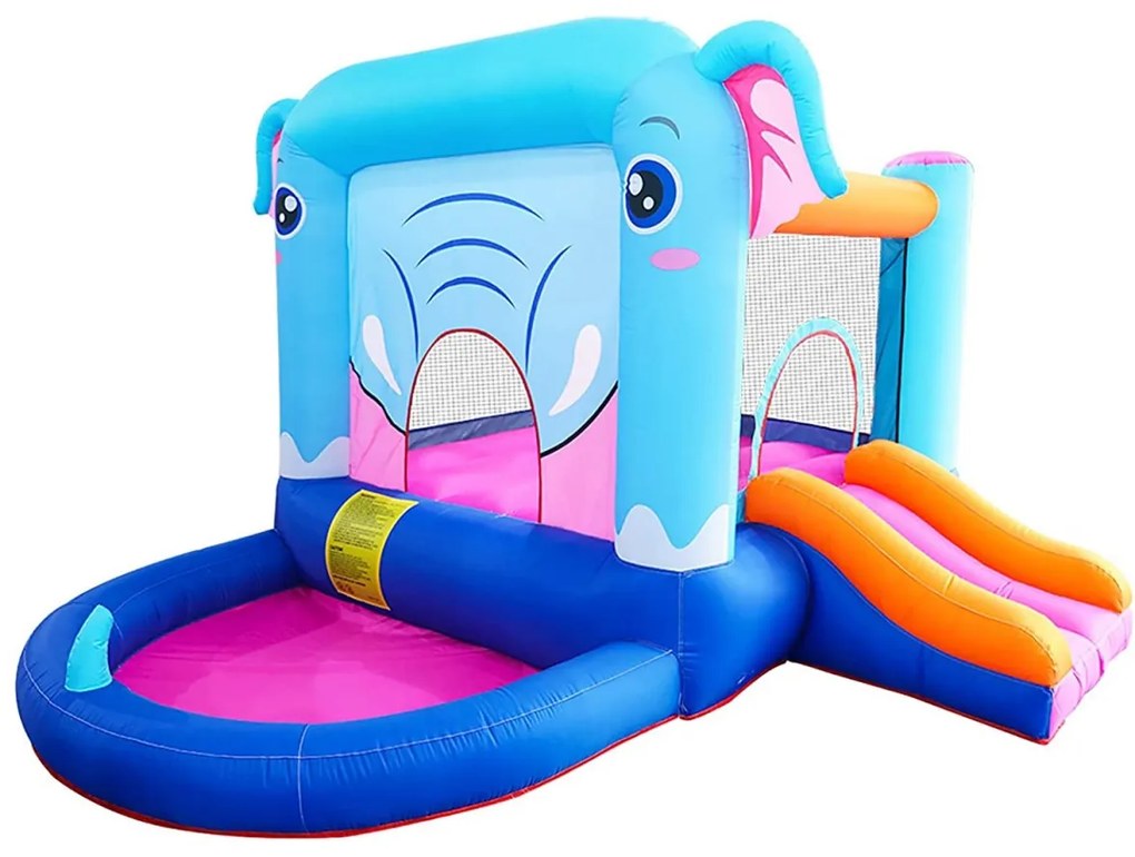 Castelo insuflável para crianças Dumbo Multicolorido (inclui ventilador)