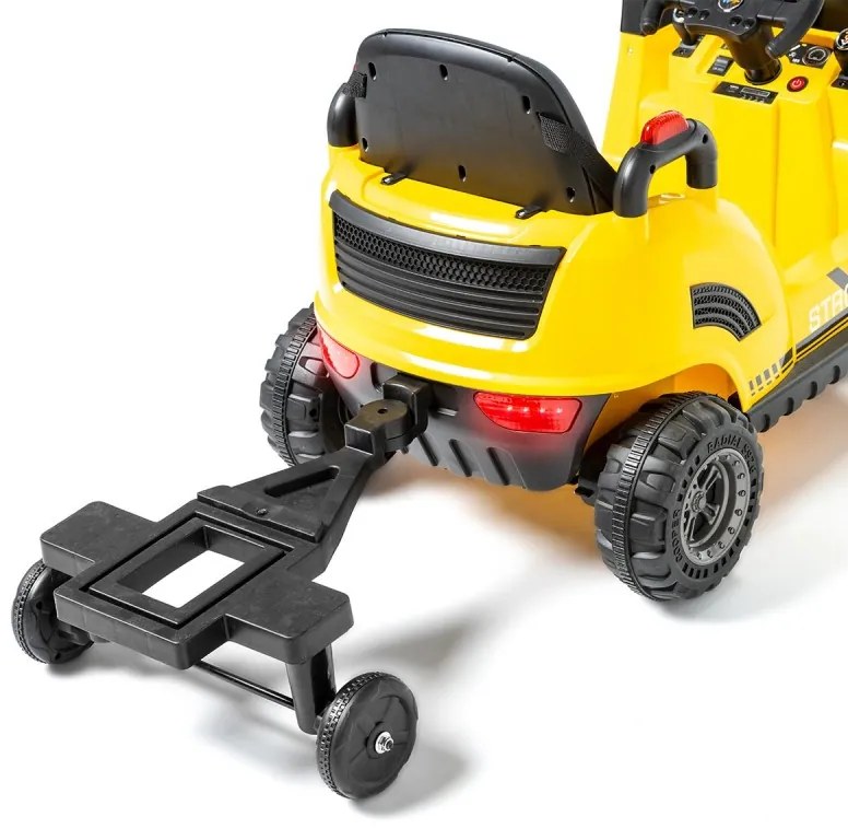 EMPILHADOR ELÉTRICO INFANTIL 12V AMARELO