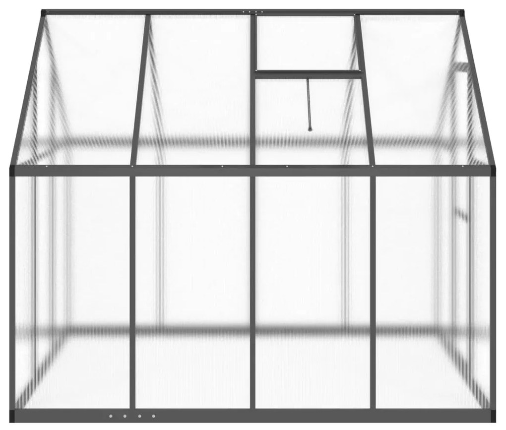 Estufa com estrutura base 224x169x195 cm alumínio antracite