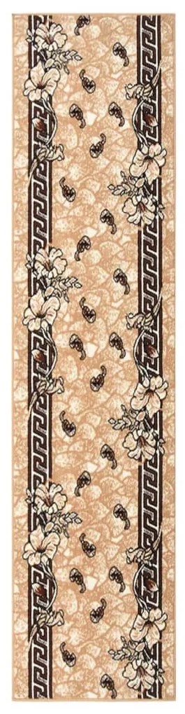 vidaXL Passadeira 100x450 cm polipropileno bege