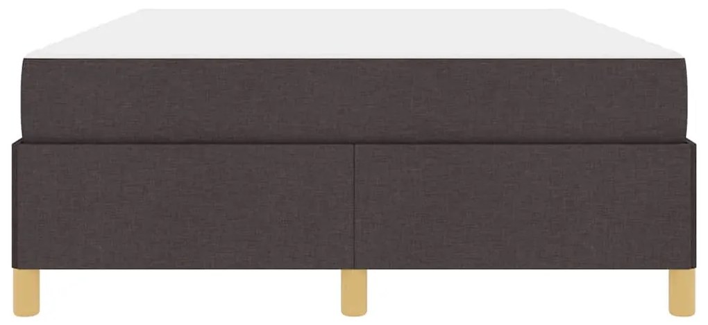 Cama Box Outros Marrom Escuro e Branco 140 x 200 cm tecido