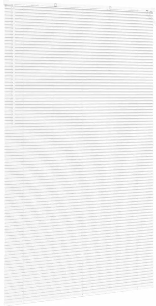 Persiana de Janela com cortinas Outros Manual Branco 80 x 130 cm Alumí