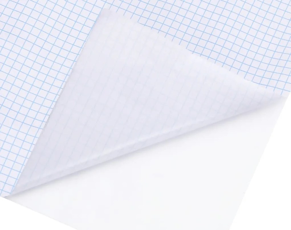 Autocolantes para móveis 90x500 cm PVC branco mate