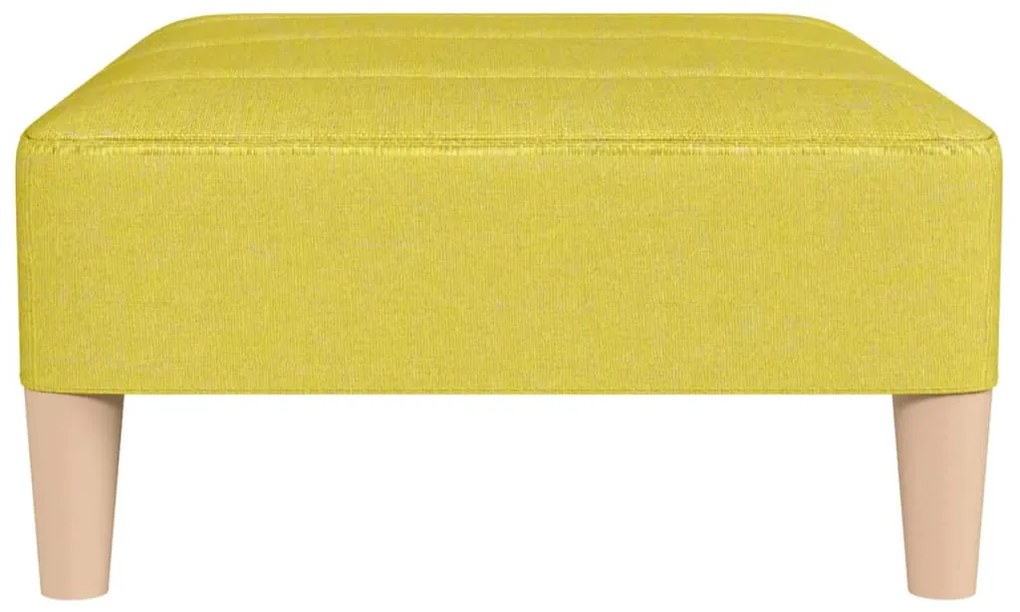 Apoio de pés 78x56x32 cm tecido verde