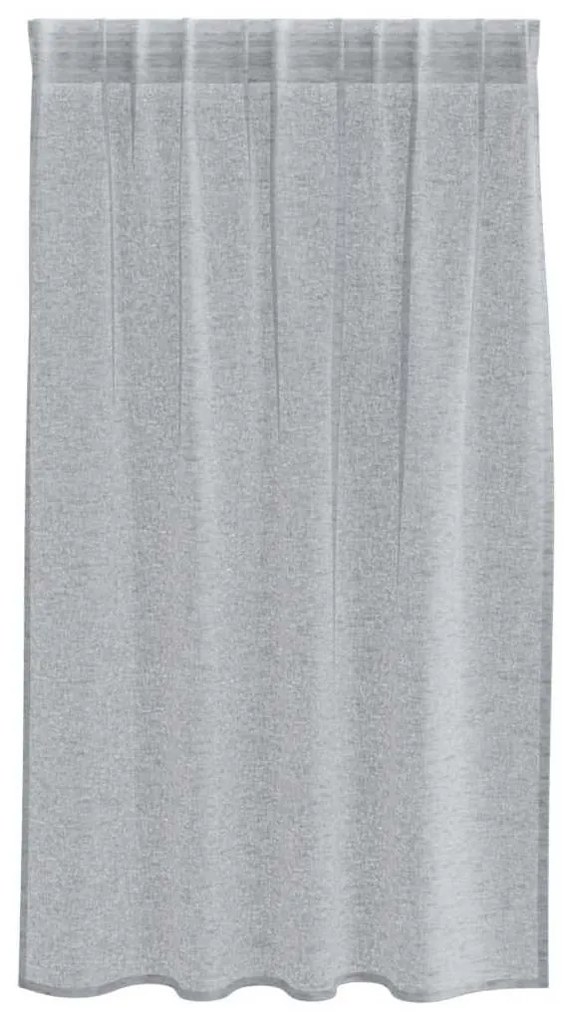 Cortinas 2 pcs Cinzento-escuro 140 x 140 cm Poliéster