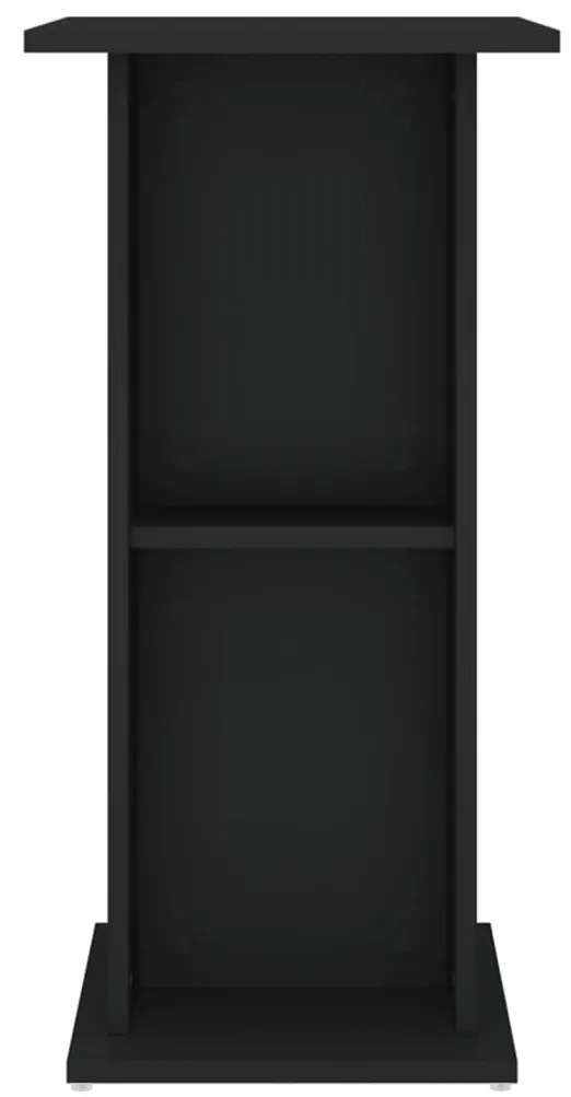 Suporte de aquário 60,5x36x72,5 cm derivados de madeira preto