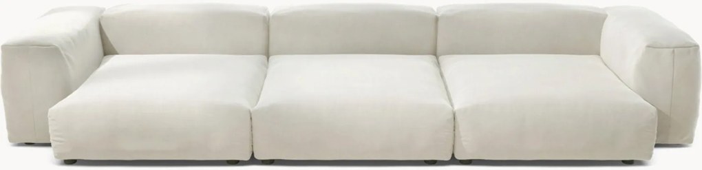 Sofá modular em veludo Vetsak (4 lugares)