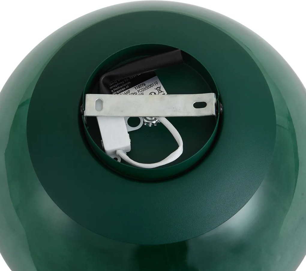 Candeeiro de Teto de Design Verde com Vidro Verde - Giselle