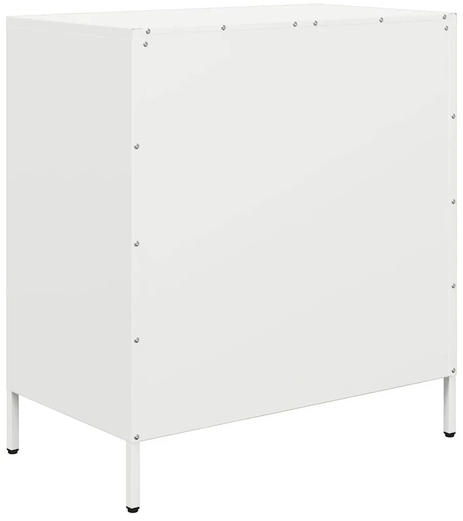 Aparador 68x39x73,5 cm aço laminado a frio branco