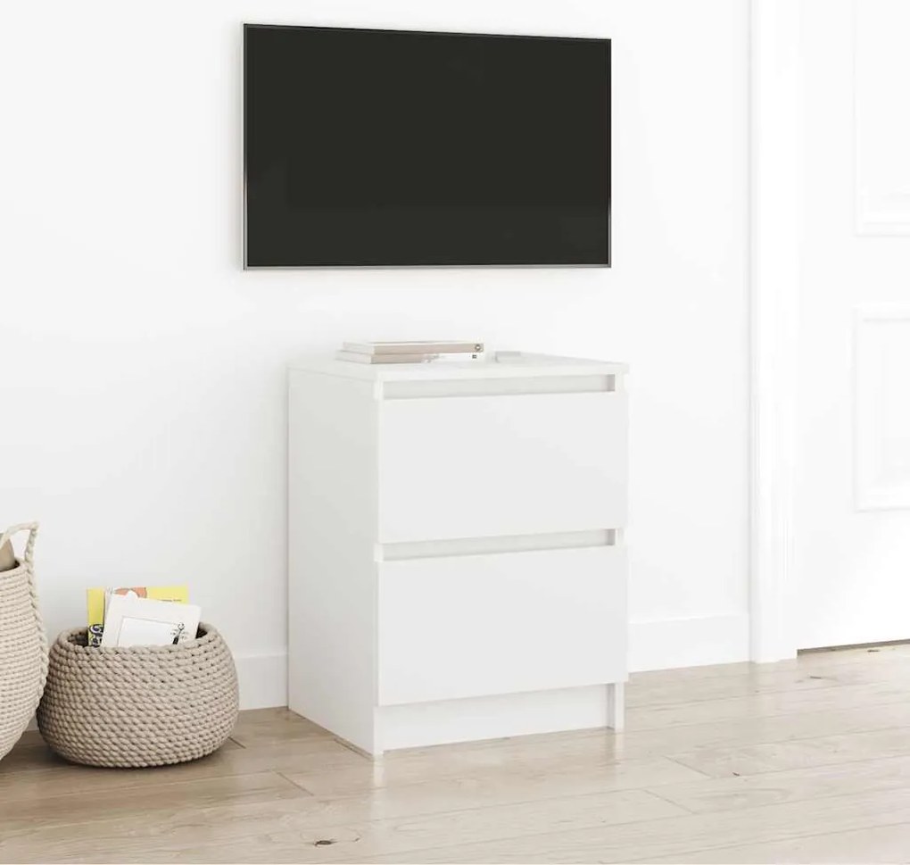 Móvel de TV 40x35x54 cm derivados de madeira branco