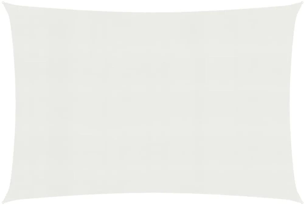 Para-sol estilo vela 160 g/m² 2,5x4 m PEAD branco