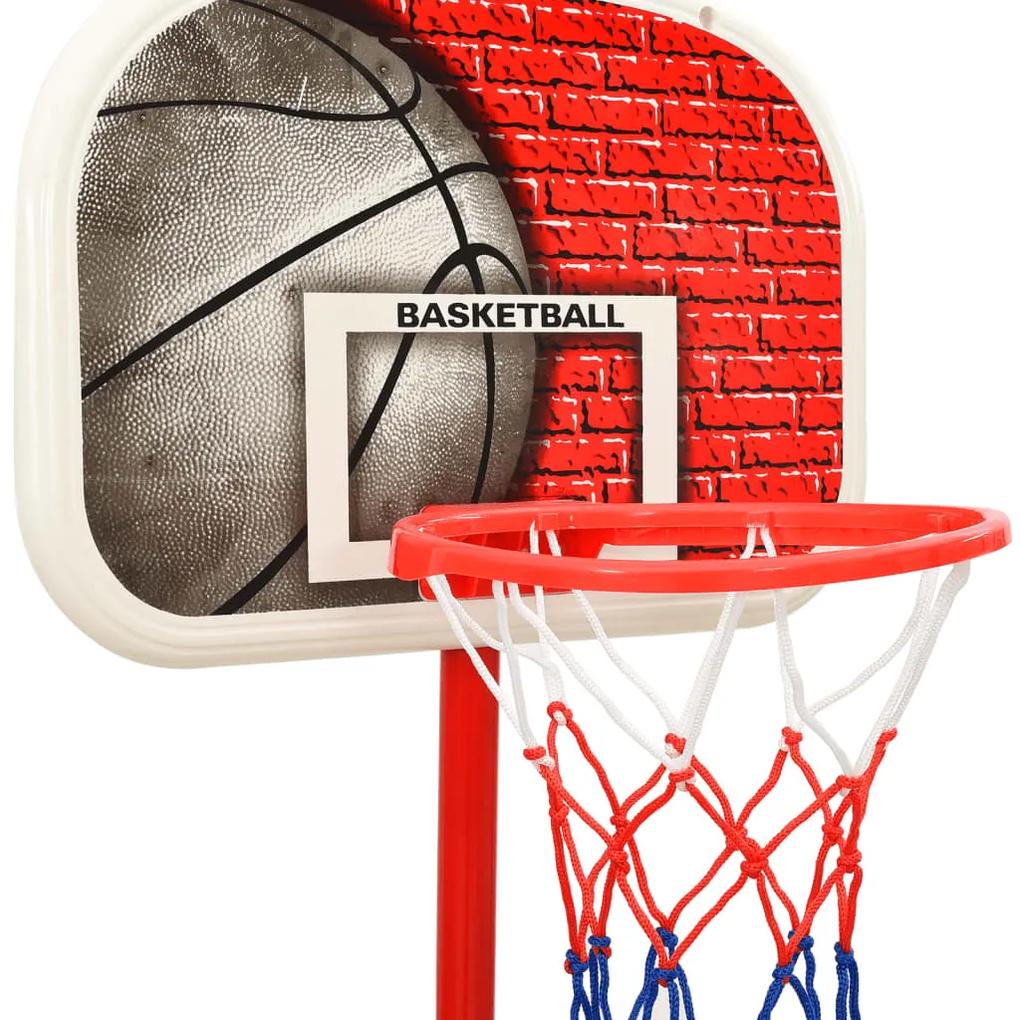 Conjunto portátil de basquetebol ajustável 138,5-166 cm