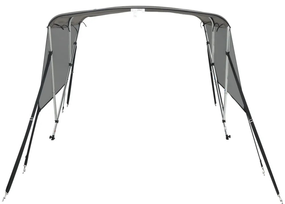 Toldo 3 arcos Bimini paredes malha laterais 183x(137-152)x137cm