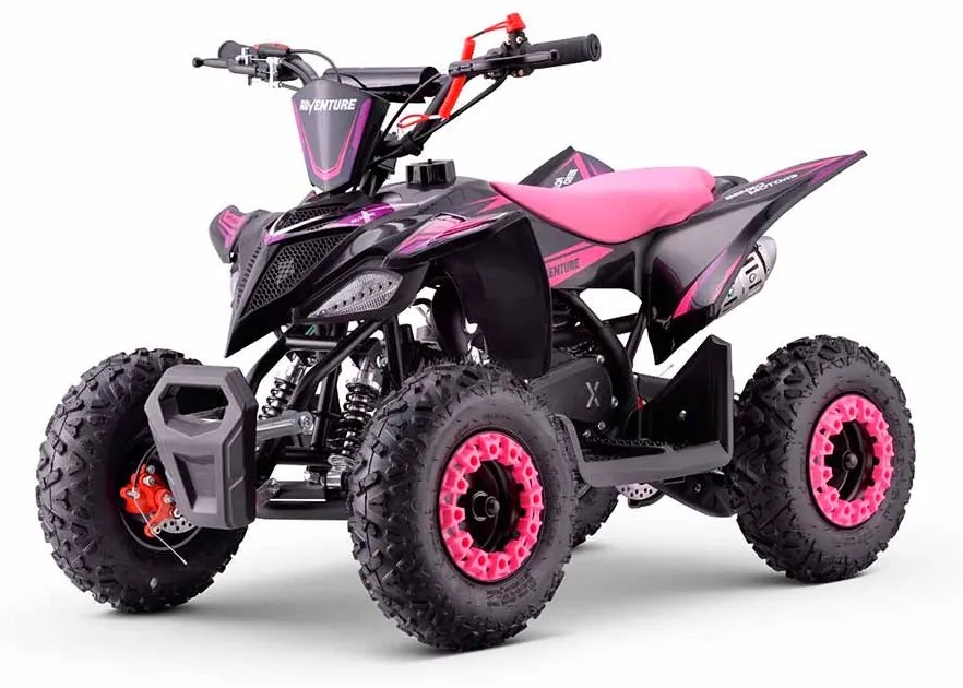 Moto 4 para crianças Gasolina 50cc ATV Motors Adventure Rosa