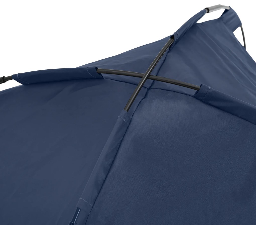 Cama Elevada para Cães Azul-marinho Tecido, Metal 71 x 64 x 71 cm