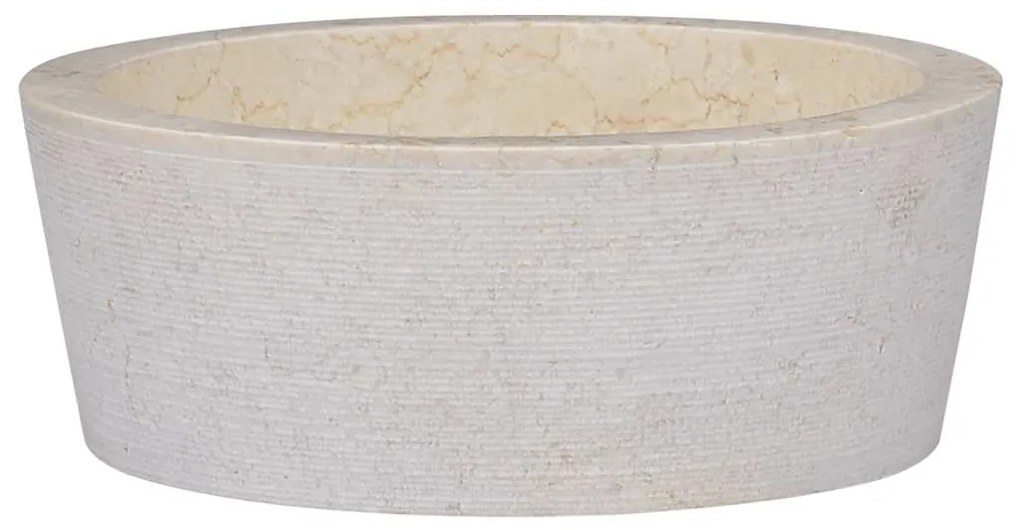 Lavatório Ø40x15 mármore cor creme