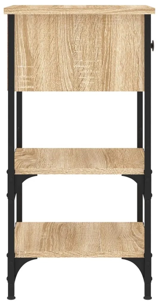 Mesa cabeceira 34x36x70 cm derivados madeira carvalho sonoma